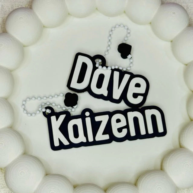 3D Printed Custom Name Keychain