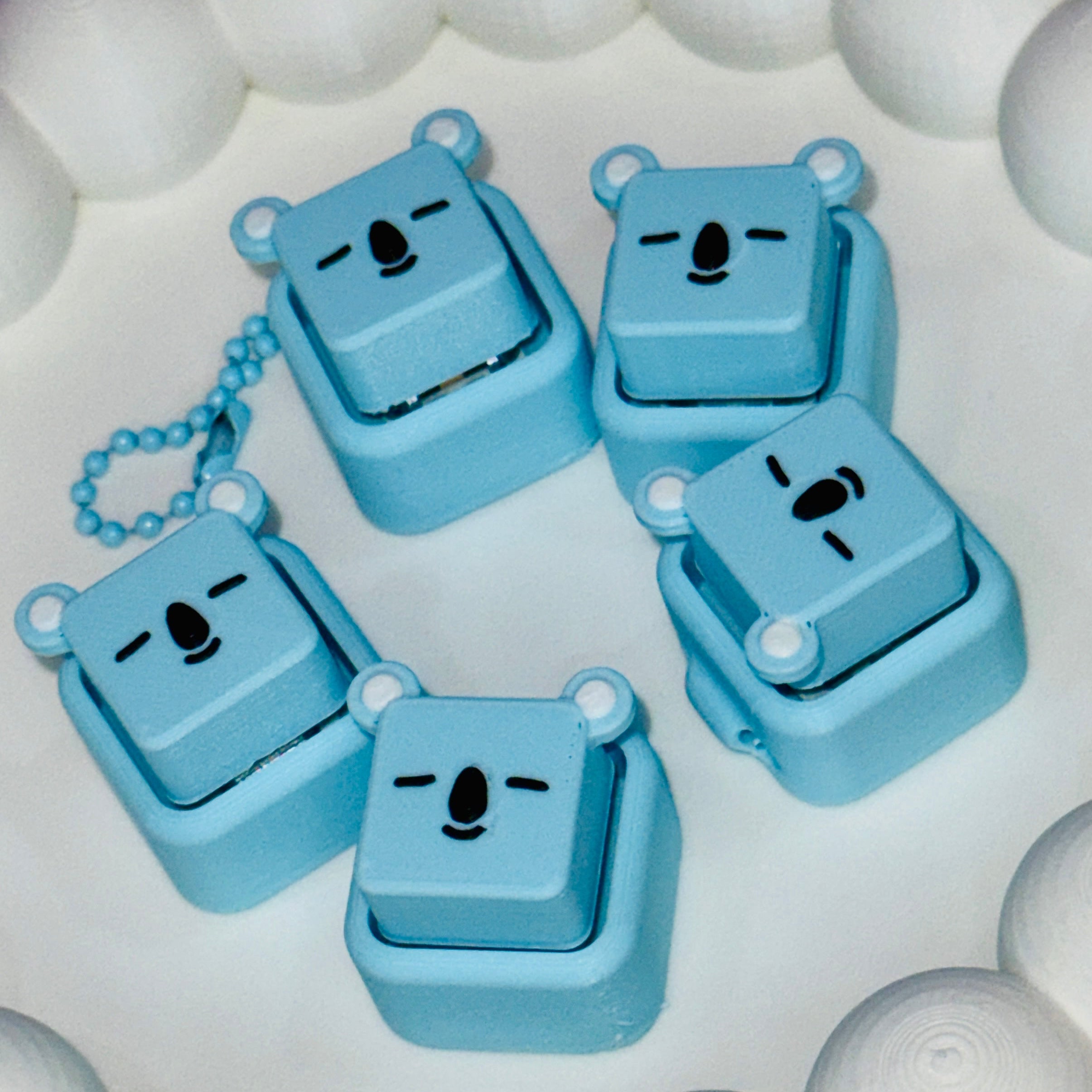 BT21 BTS Mini Cube Fidget Clicker Keychain