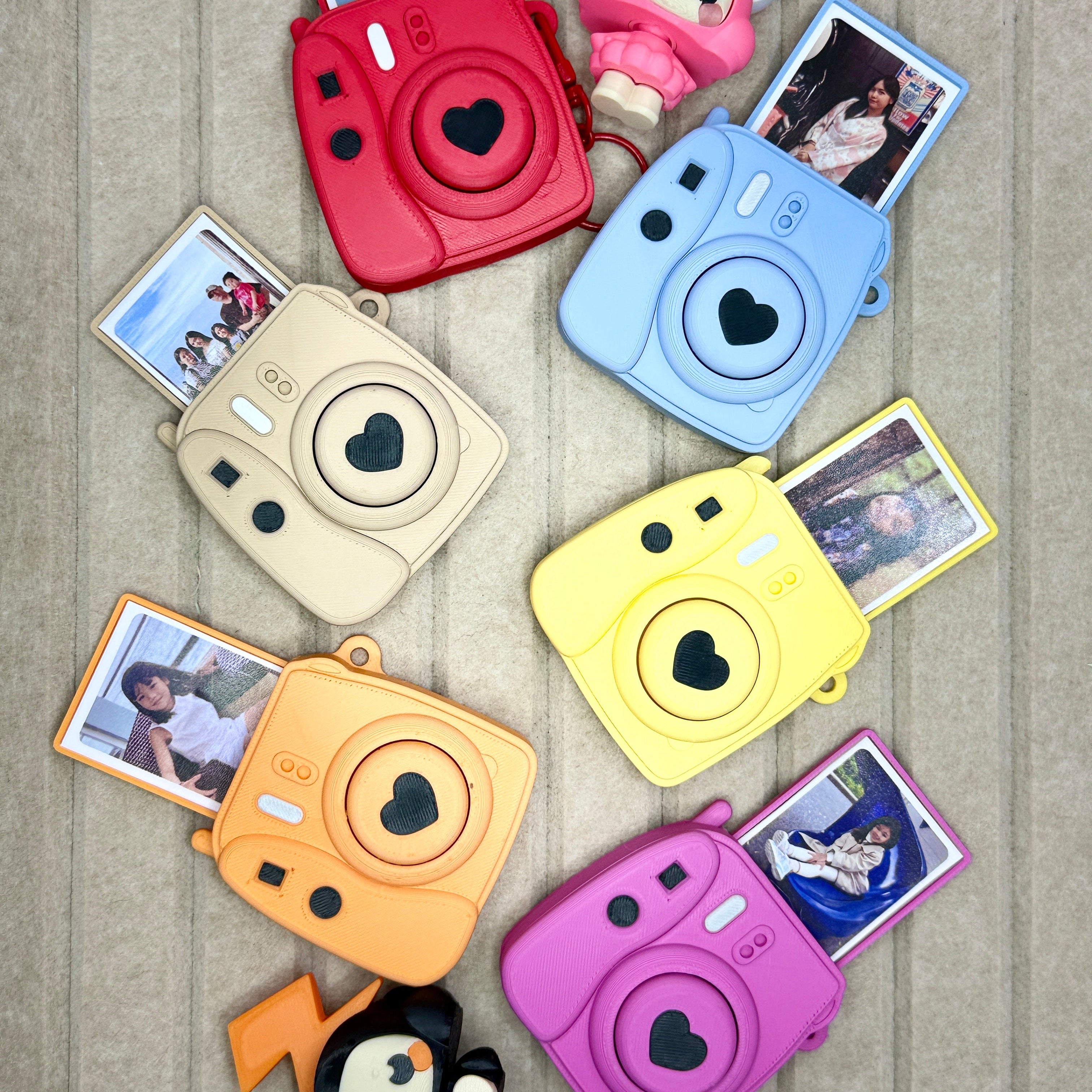 SnapJoy Mini Keepsake Cam (Classic, Heart & Flower Design) - Instax Inspired