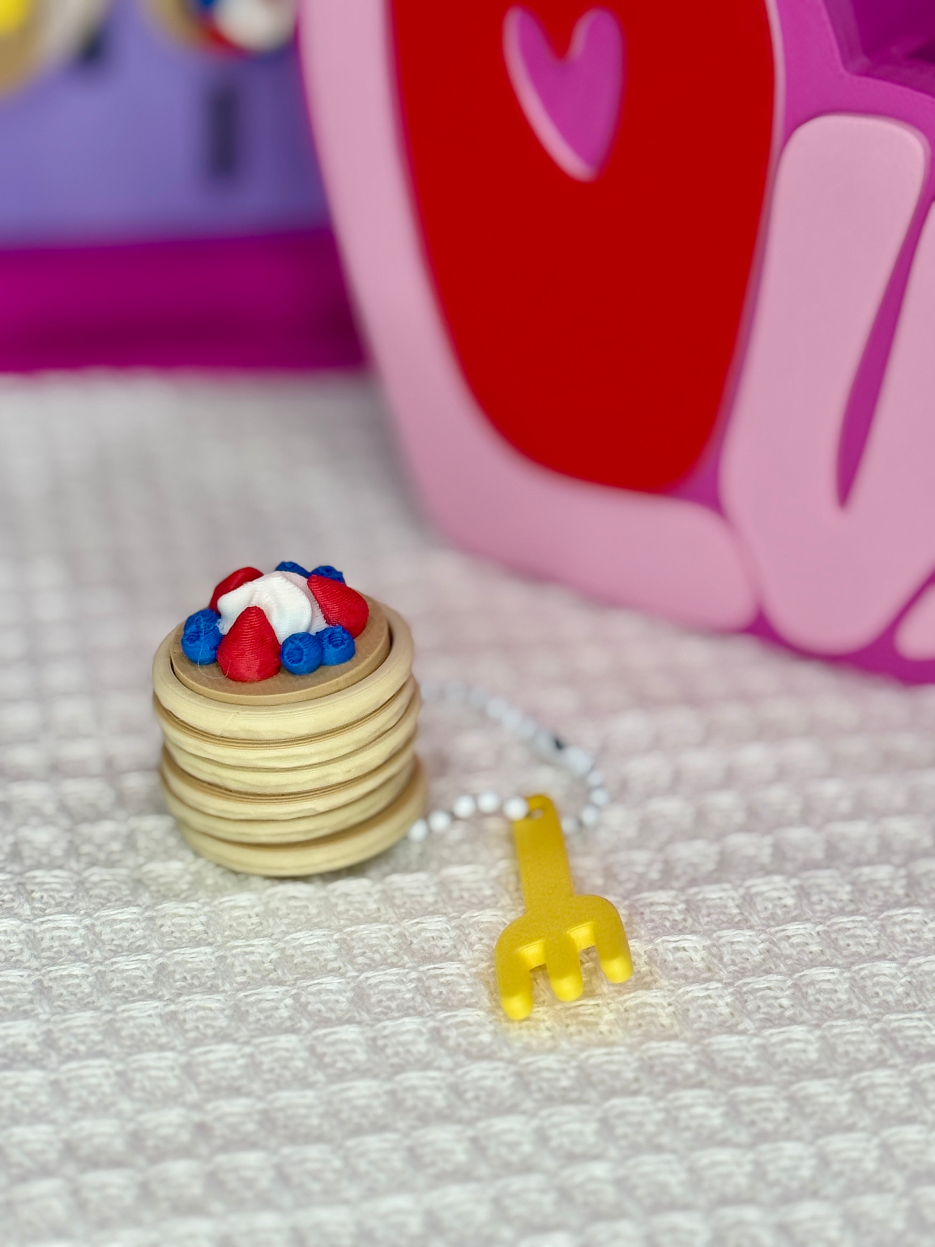 Pancake Keychain | 3D Printed