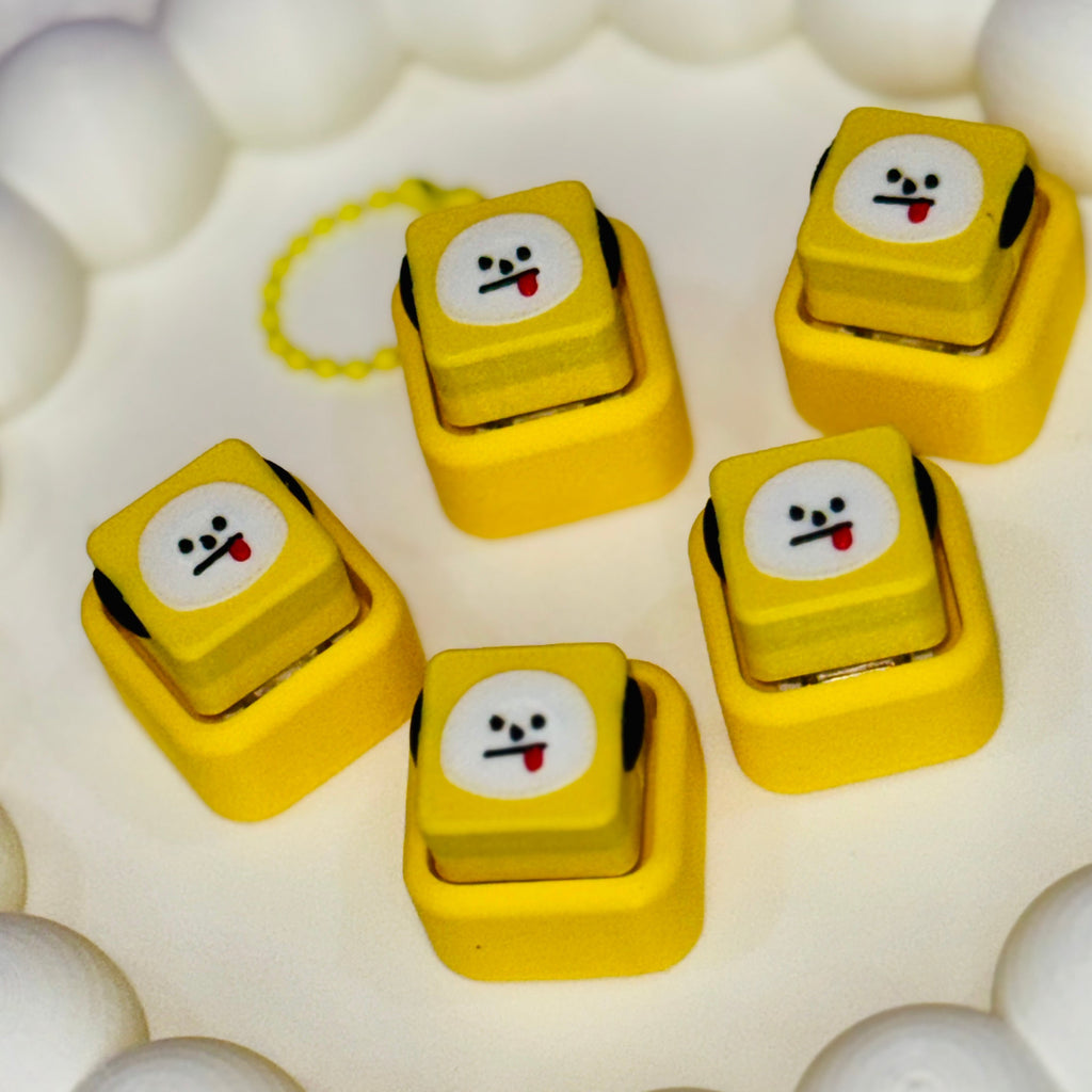 BT21 BTS Mini Cube Fidget Clicker Keychain