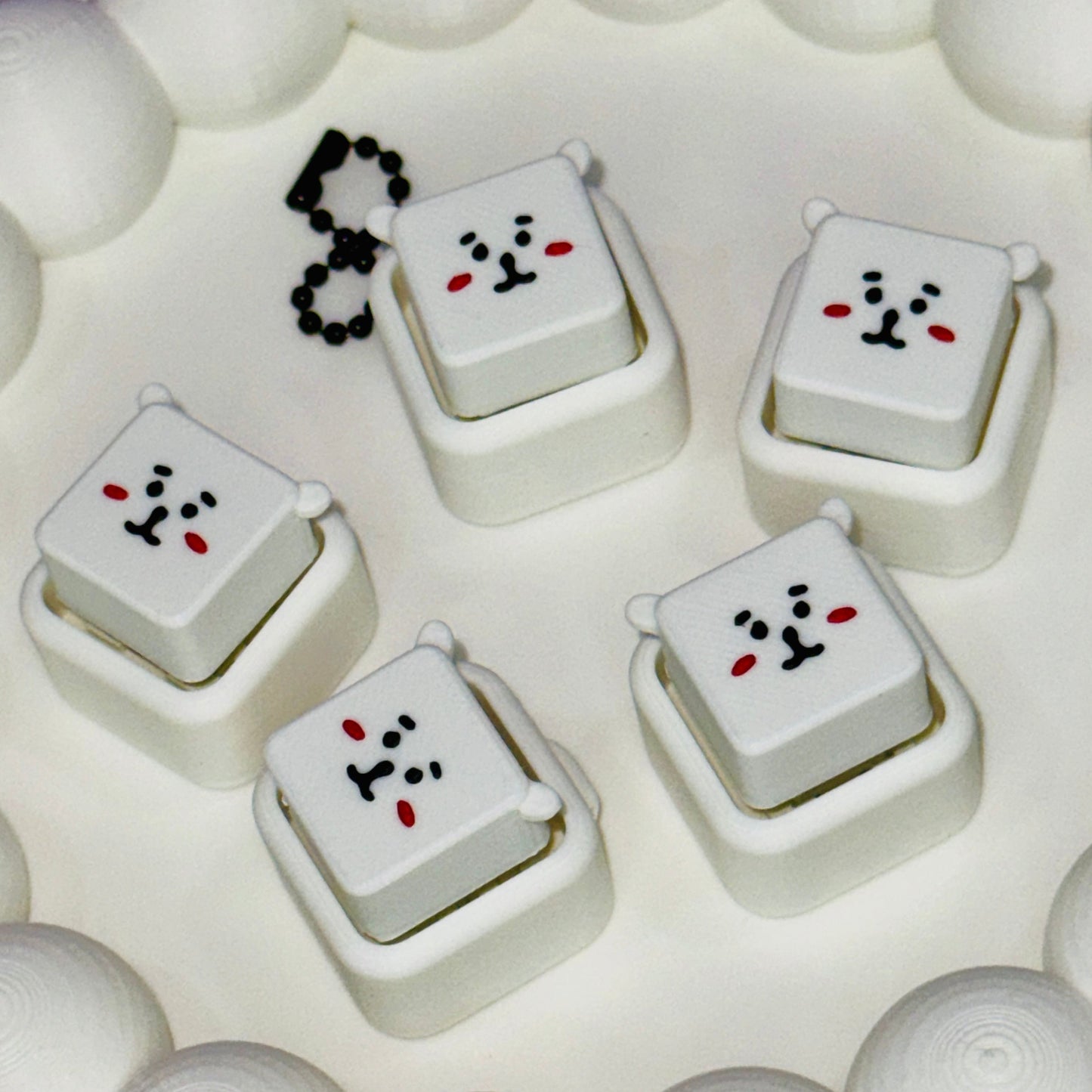 BT21 BTS Mini Cube Fidget Clicker Keychain