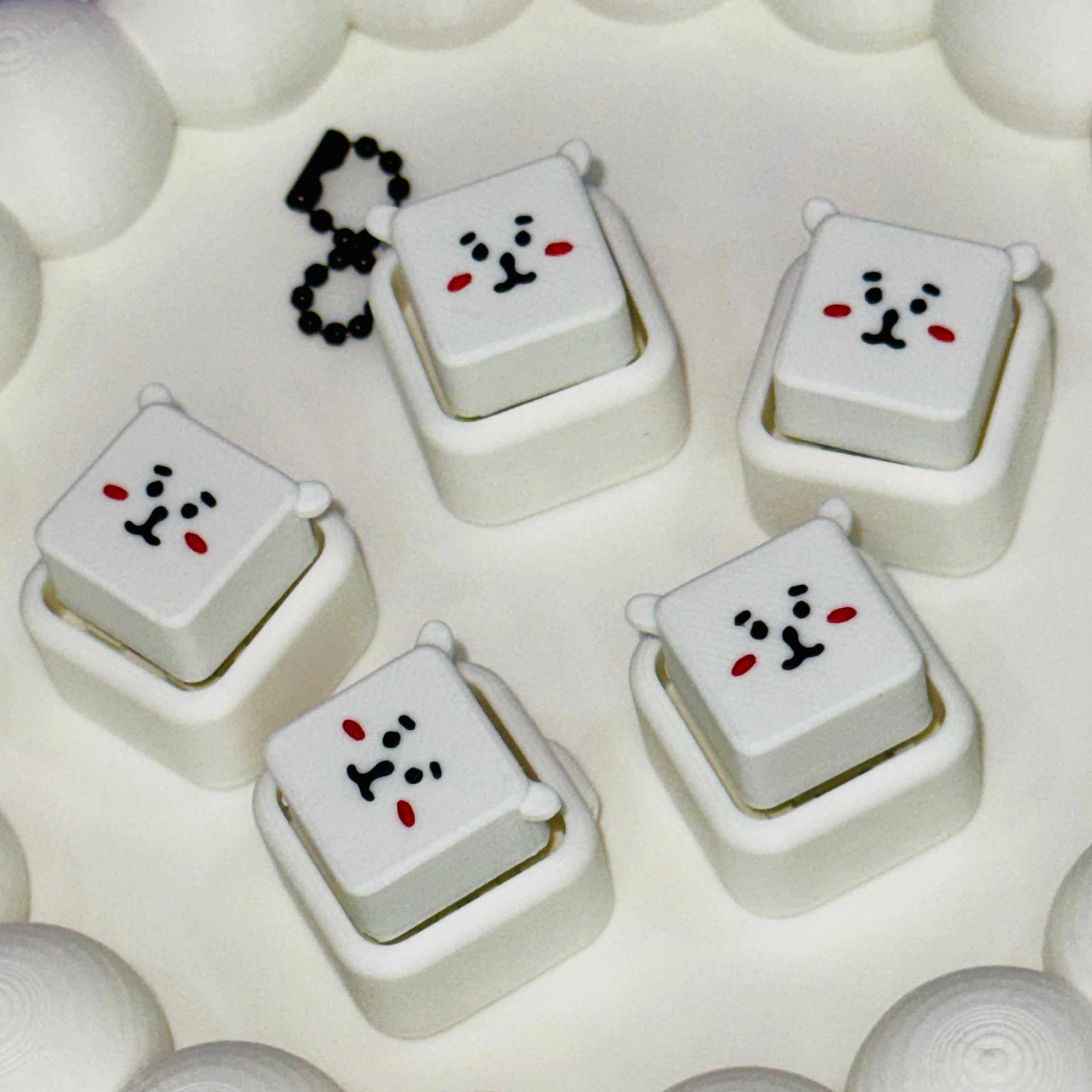 BT21 BTS Mini Cube Fidget Clicker Keychain