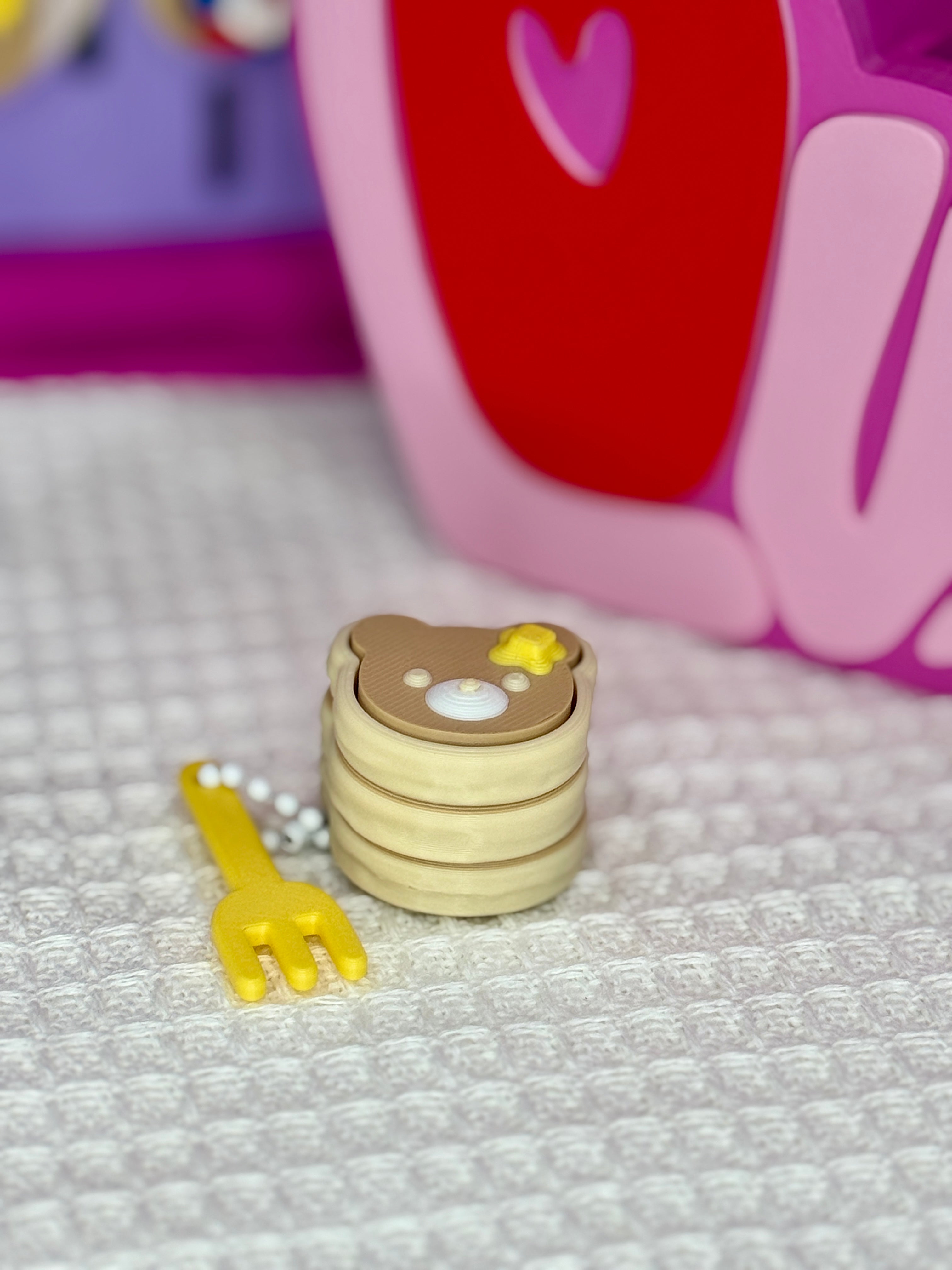 Pancake Keychain | 3D Printed