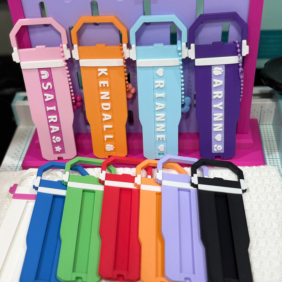 Tumbler Style Build-a-Name | 3D Printed Personalized Tag