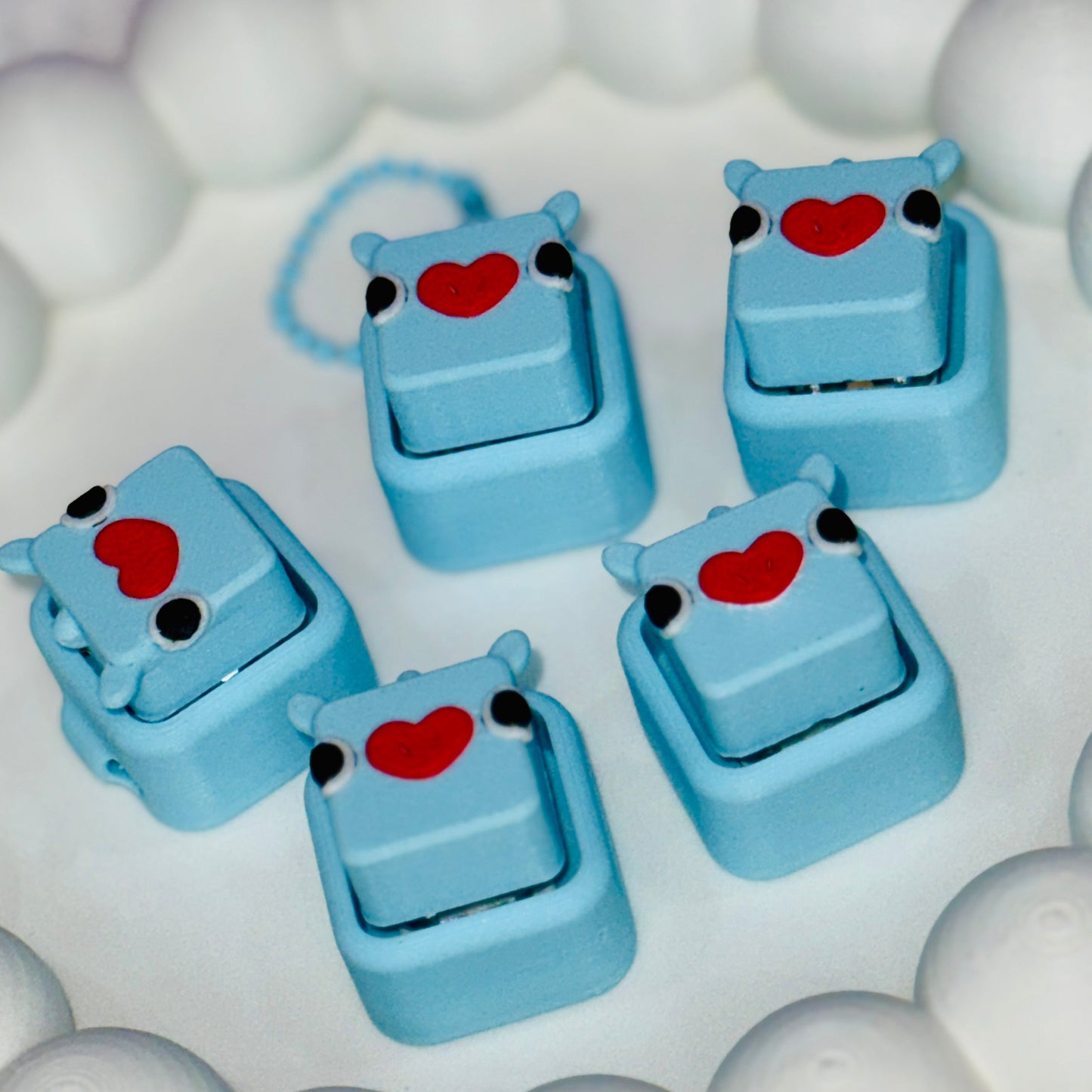 BT21 BTS Mini Cube Fidget Clicker Keychain