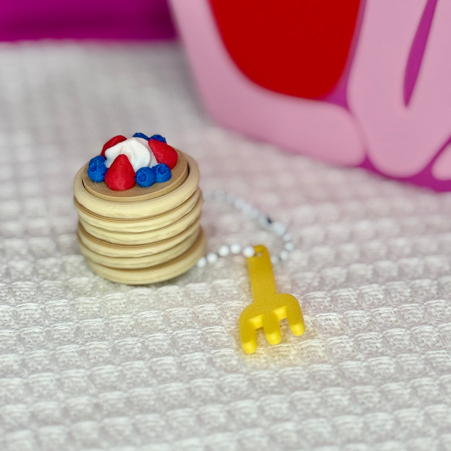 Pancake Keychain | 3D Printed