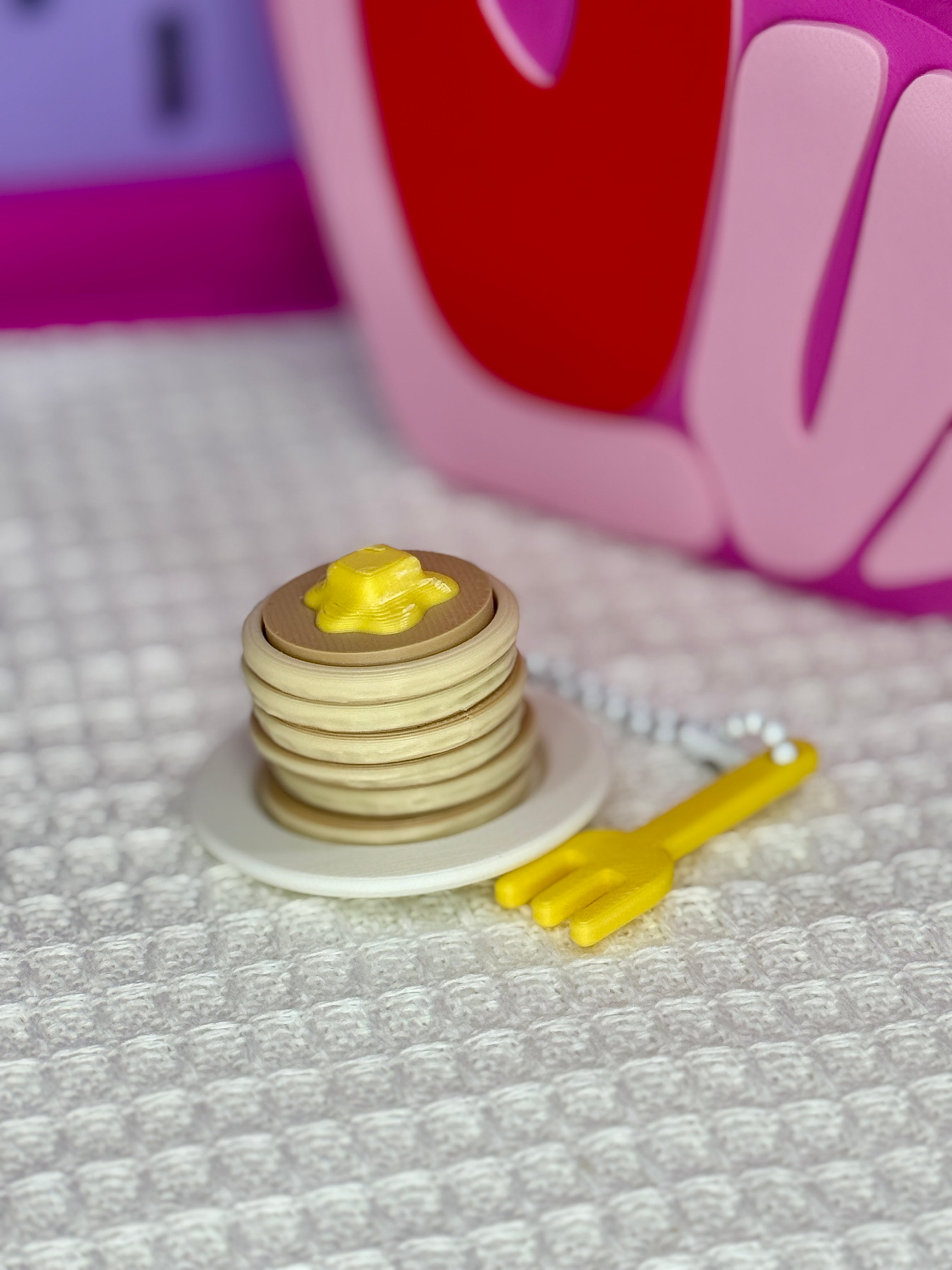 Pancake Keychain | 3D Printed