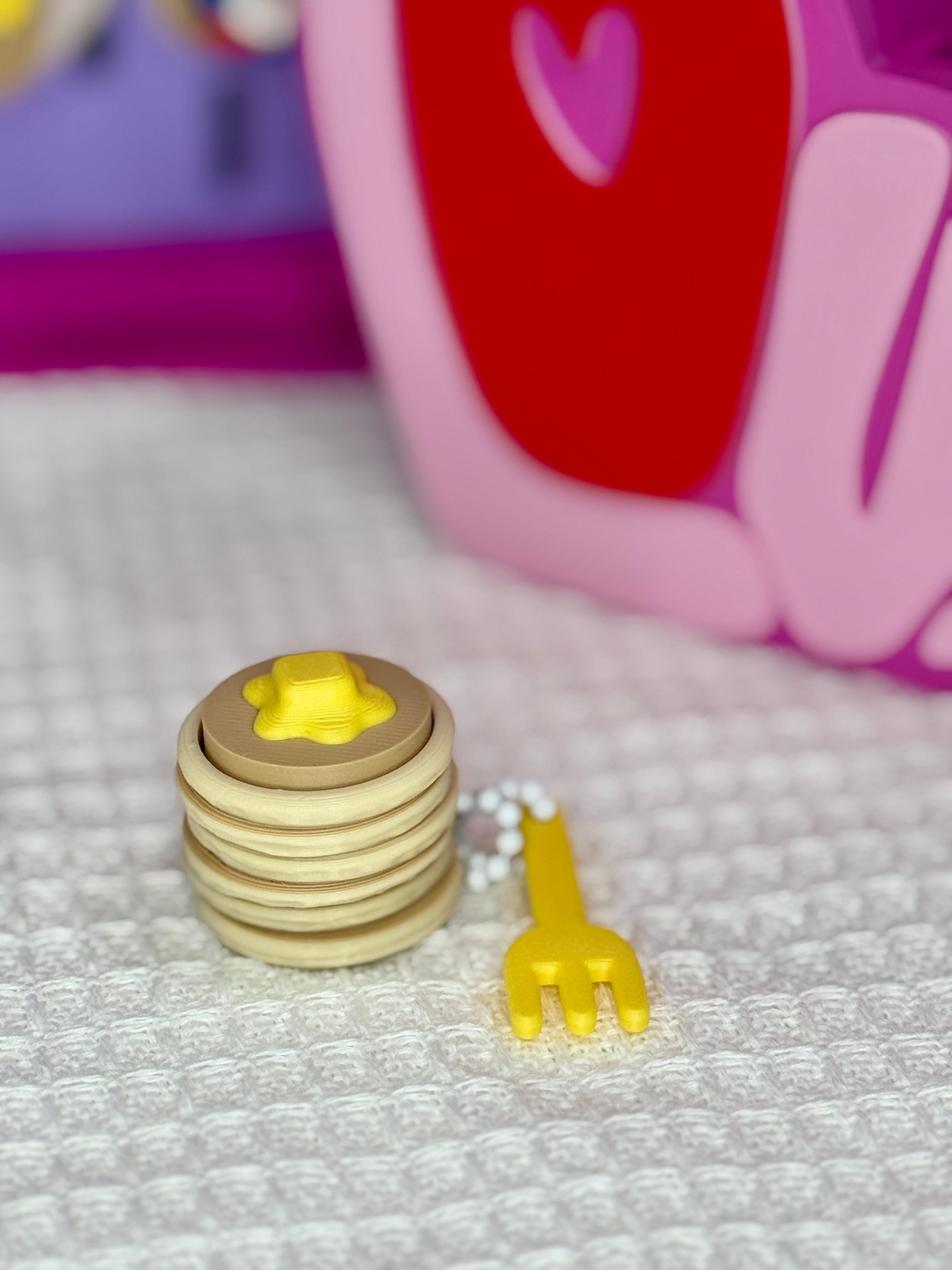 Pancake Keychain | 3D Printed