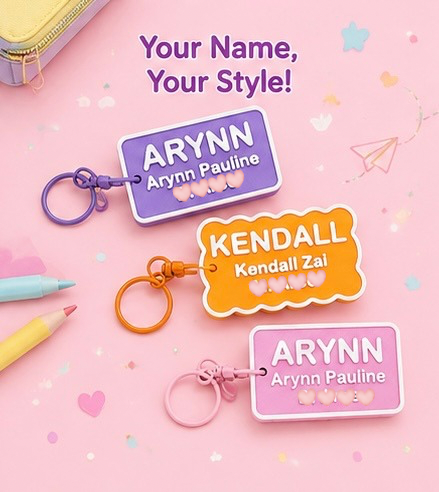 WhistleTag | Personalized School Bag Tag
Bag Tag + Emergency Whistle in One!