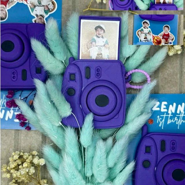 SnapJoy Mini Keepsake Cam (Classic, Heart & Flower Design) - Instax Inspired