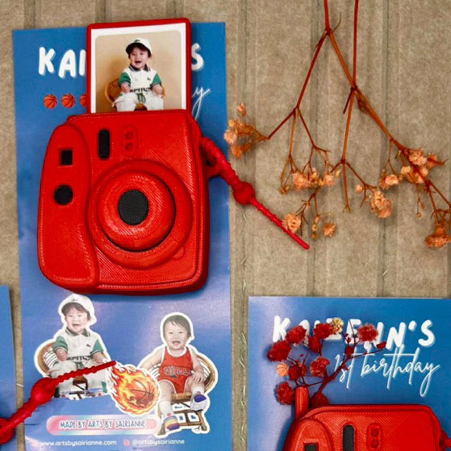 SnapJoy Mini Keepsake Cam (Classic, Heart & Flower Design) - Instax Inspired