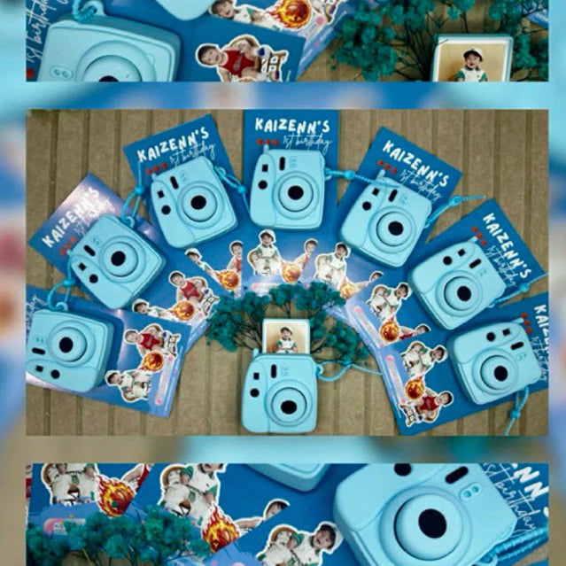 SnapJoy Mini Keepsake Cam (Classic, Heart & Flower Design) - Instax Inspired