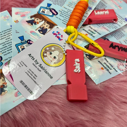 🆘 RescueTone Whistle & BlinkSafe — Your Little Lifesaver in Style!