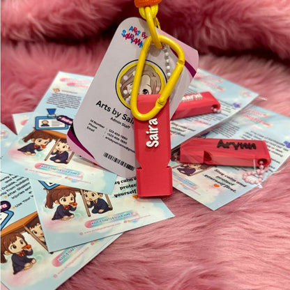 🆘 RescueTone Whistle & BlinkSafe — Your Little Lifesaver in Style!