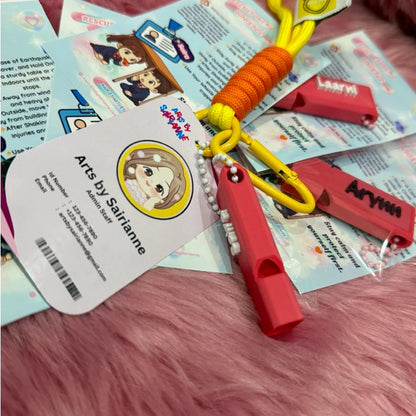 🆘 RescueTone Whistle & BlinkSafe — Your Little Lifesaver in Style!