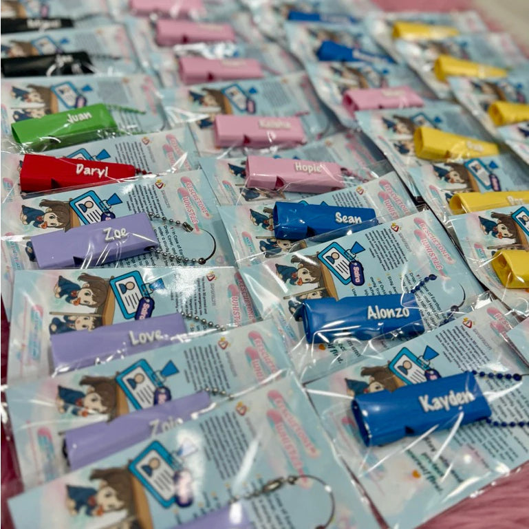 🆘 RescueTone Whistle & BlinkSafe — Your Little Lifesaver in Style!