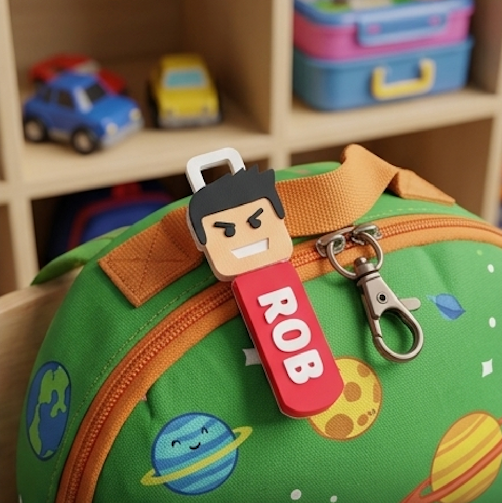 Roblox Custom Name Tag with Safety Whistle Bundle