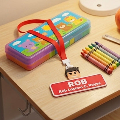 Roblox Custom Name Tag with Safety Whistle Bundle