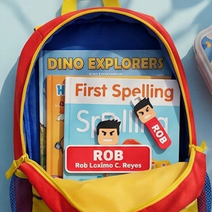 Roblox Custom Name Tag with Safety Whistle Bundle