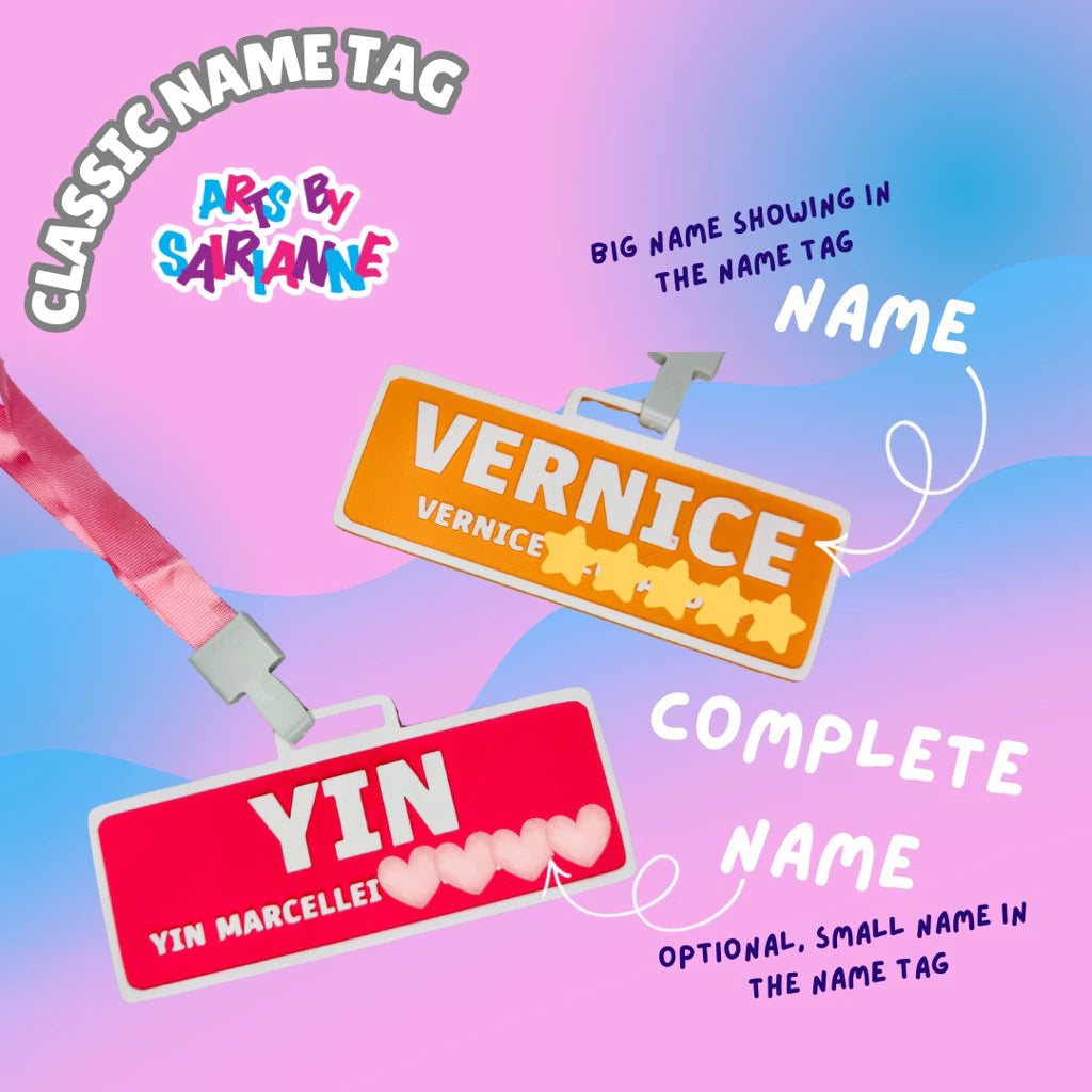 Custom Name Lanyard Tag – Personalized Name Tag