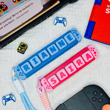 Personalized Nintendo Switch Name Keychain – Custom3D Printed Gift