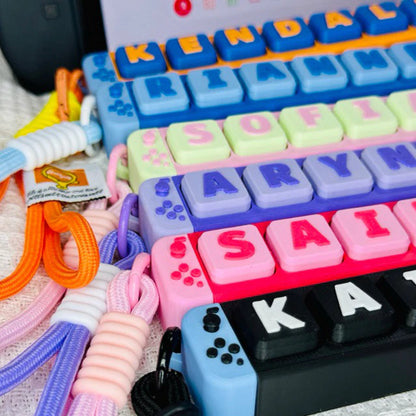 Personalized Nintendo Switch Name Keychain – Custom3D Printed Gift