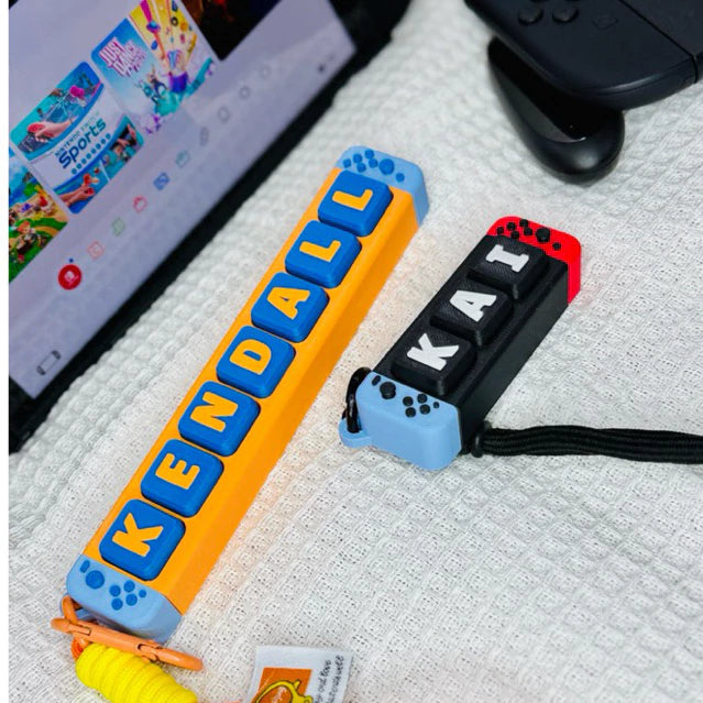 Personalized Nintendo Switch Name Keychain – Custom3D Printed Gift