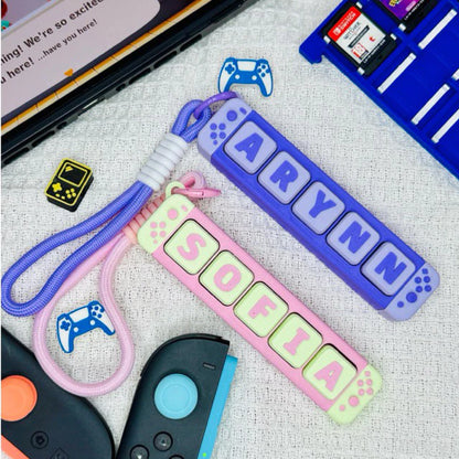 Personalized Nintendo Switch Name Keychain – Custom3D Printed Gift