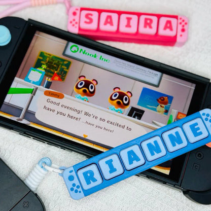 Personalized Nintendo Switch Name Keychain – Custom3D Printed Gift