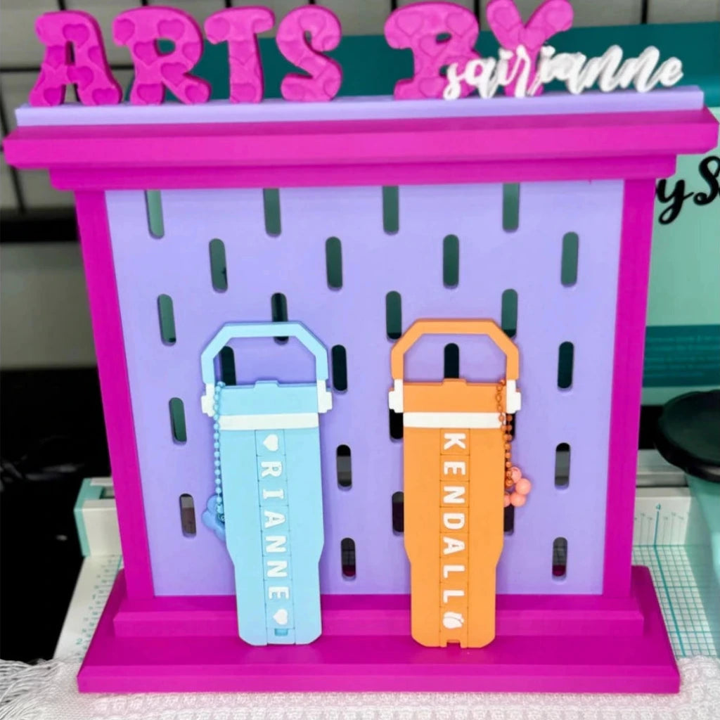 Tumbler Style Build-a-Name | 3D Printed Personalized Tag